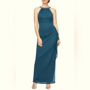 Embellished Ruched Column Gown
ALEX EVENINGS